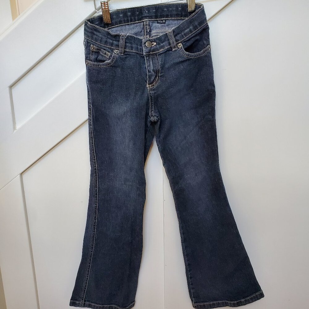 Bootcut dark blue jeans